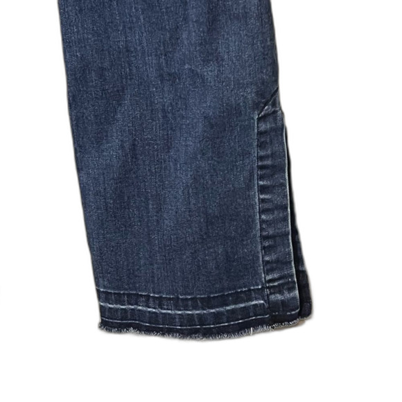 Liverpool crop  straight  raw hem Blue Jeans size 6/28 - Picture 8 of 14